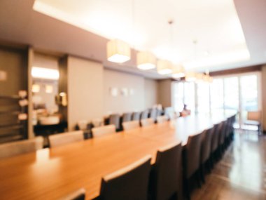 Bulanıklık kafe ve Restoran İç arka planı için