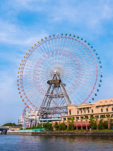 Pariserhjul Nöjesparken Runt Yokohama City Japan — Stockfoto