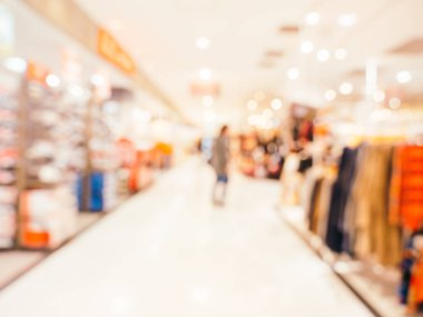 Soyut bulanıklık ve ufuk alışveriş merkezi alışveriş arka plan için