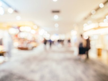 Soyut bulanıklık ve ufuk alışveriş merkezi alışveriş arka plan için