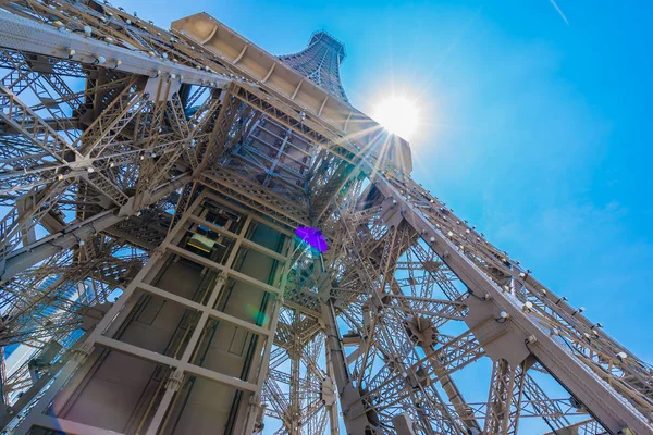Krásné Eiffelova Věž Mezník Pařížský Hotel Resort Městě Macao — Stock fotografie