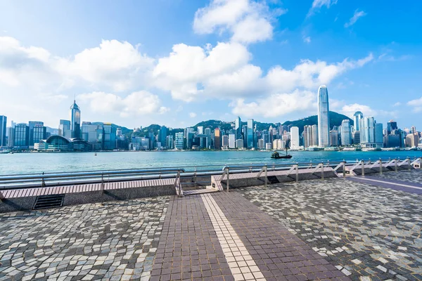 Bella Architettura Edificio Esterno Paesaggio Urbano Hong Kong Città Skyline — Foto Stock