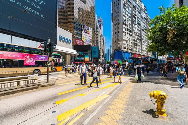 Hong Kong China Sep 2018 Mooie Architectuur Gebouw Met Veel — Stockfoto