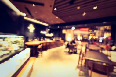 Soyut bulanıklık ve ufuk otel büfe restoran ve kafe Cafe iç arka planı için