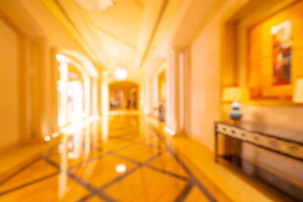 Abstrato Borrão Desfocado Hotel Lobby Interior Para Fundo — Fotografia de Stock