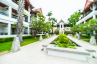 Seyahat ve tatil için güzel otel ve tatil arka plan bulanıklık