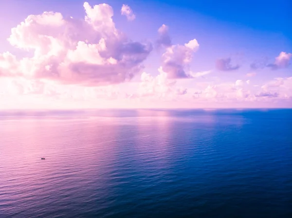 Beautiful Aerial View Beach Sea Ocean Koh Samui Island Thailand — Stock Photo, Image