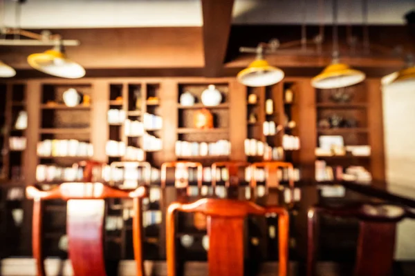Arka plan için soyut bulanık restoran ve kafenin içi