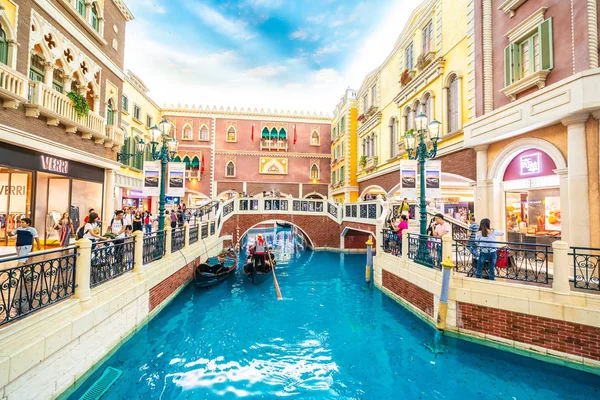 China Macao Septiembre 2018 Hermoso Complejo Hotelero Veneciano Lujo Casio — Foto de Stock