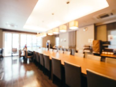 Bulanıklık kafe ve Restoran İç arka planı için