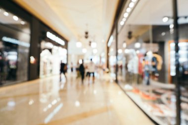 Soyut bulanıklık ve ufuk güzel lüks alışveriş merkezi için arka plan bölümü mağaza