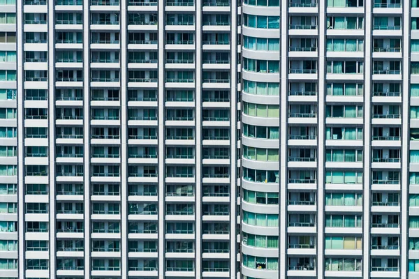 Edifício Escritório Exterior Bonito Arquitetura Com Padrão Janela — Fotografia de Stock