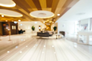 Soyut bulanıklık ve arka plan için otel lobisi.