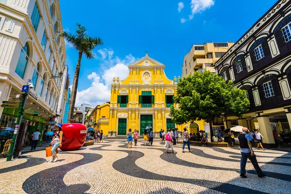 Çin, Makao - dominics macau şehirde kilise st ile bina 6 Eylül 2018 - güzel eski mimari