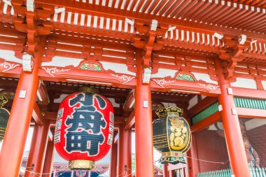 Güzel mimari Sensoji Tapınağı inşa ünlü ziyaret asakusa alan tokyo Japonya için yerdir