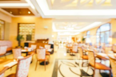 Soyut bulanıklık ve ufuk kahvaltı büfesi otel restoran ve kafe Cafe iç arka planı için