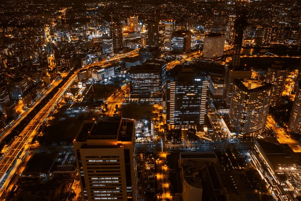 Piękny Zewnątrz Budynku Architektury Yokohama City Skyline Japonia — Zdjęcie stockowe