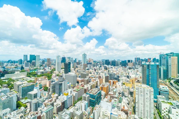 Vacker Arkitektur Byggnad Tokyo Stadens Silhuett Japan — Stockfoto