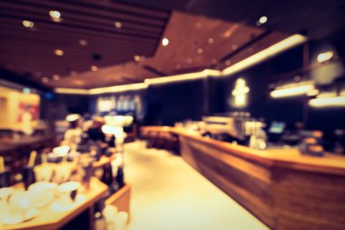 Soyut bulanıklık ve ufuk otel büfe restoran ve kafe Cafe iç arka planı için