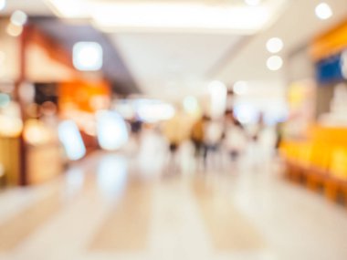 Soyut bulanıklık ve ufuk alışveriş merkezi alışveriş arka plan için