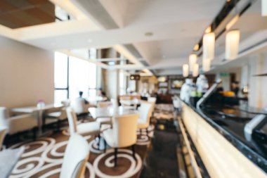 Soyut bulanıklık ve ufuk otel lobi lounge iç arka planı için