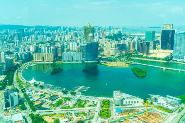 Bina Cityscape macau şehirde güzel mimari