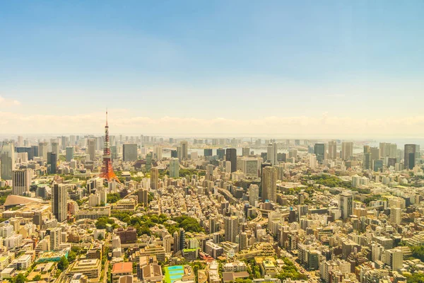 日本东京美丽的建筑景观 — 图库照片