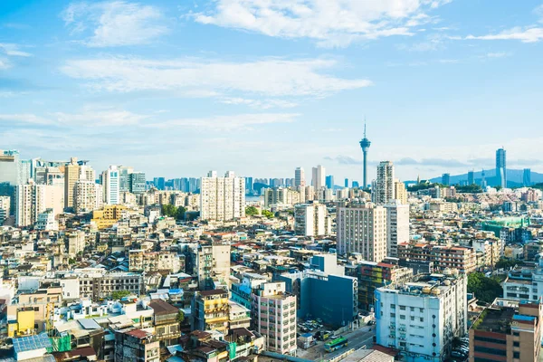 Bina Cityscape Macau Şehir Manzarası Güzel Mimari — Stok fotoğraf