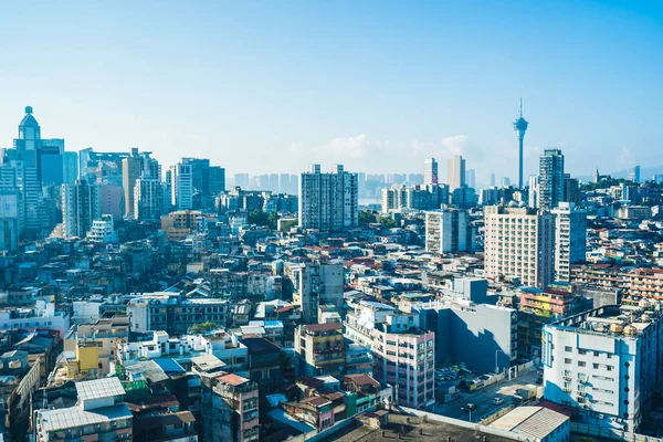 Beautiful Architecture Building Cityscape Macau City Skyline — Stock Photo, Image