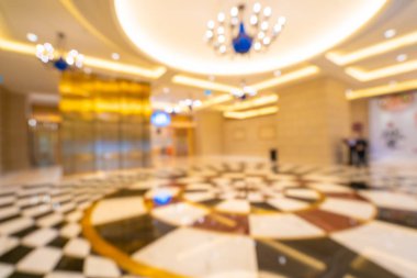 Arkaplan için mağaza içi soyut bulanıklık ve odaklanmış alışveriş merkezi