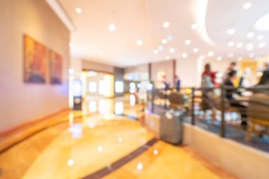 Arkaplan için mağaza içi soyut bulanıklık ve odaklanmış alışveriş merkezi