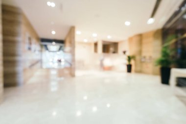Soyut bulanıklık ve arka plan için otel lobisi.