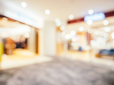 Soyut bulanıklık ve ufuk alışveriş merkezi alışveriş arka plan için