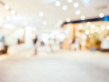 Soyut bulanıklık ve ufuk alışveriş merkezi alışveriş arka plan için