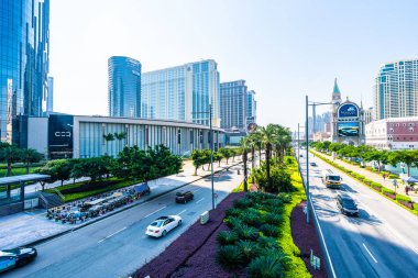 Venedik güzel mimari yapı ve diğer otel resort ve gece macau şehir casino