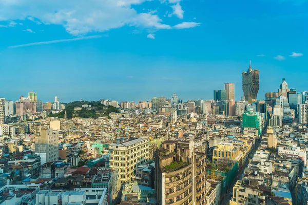 Hermoso Edificio Arquitectura Paisaje Urbano Ciudad Macao Skyline — Foto de Stock