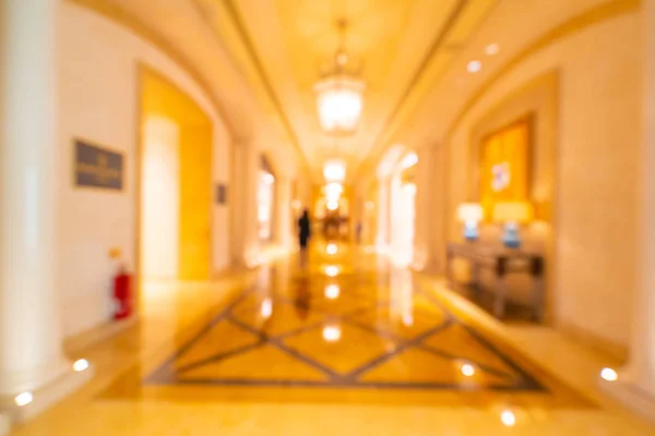 Abstraktní Rozmazaný Rozostřený Interiér Hotelové Lobby Pro Pozadí — Stock fotografie