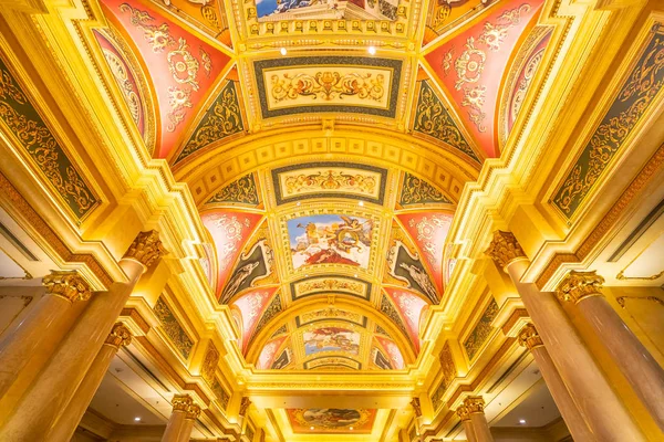 Kína Macau Szeptember 2018 Hotel Gyönyörű Luxus Üdülőhely Kaszinó Játék — Stock Fotó