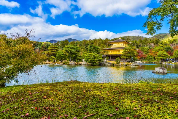 Beautiful Kinkakuji Temple Golden Pavillion Landmark Kyoto Japan — Stock Photo, Image