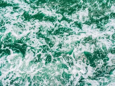 Dalga doku ve arka plan için yüzey deniz ve okyanus su