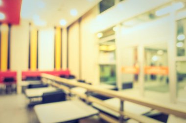 Soyut bulanıklık ve ufuk restoran ve kafe Cafe iç arka planı için