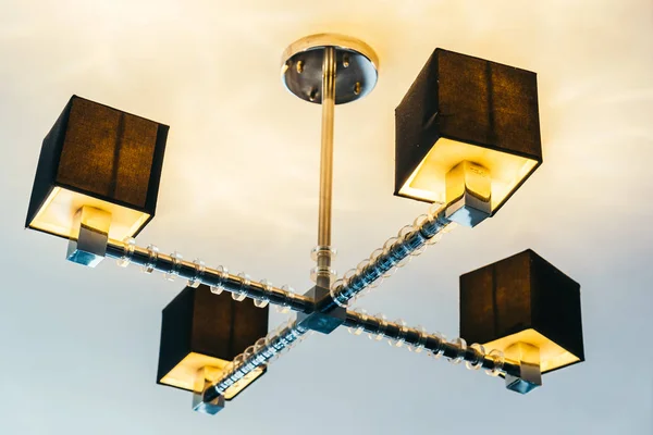 Plafond Licht Lamp Decoratie Interieur Van Kamer — Stockfoto