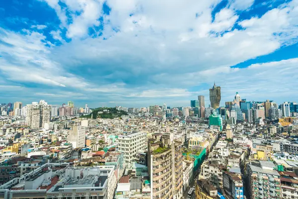 Beautiful Architecture Building Cityscape Macau City Skyline — Stock Photo, Image