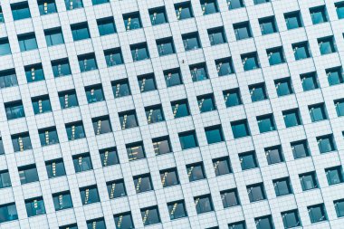 Güzel modern dış ofis cam pencere desen dokular ile Binası