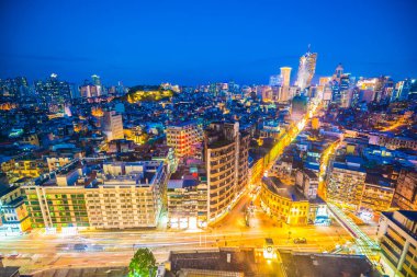 Bina Cityscape macau şehir manzarası geceleri güzel mimari