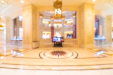 Arkaplan için mağaza içi soyut bulanıklık ve odaklanmış alışveriş merkezi