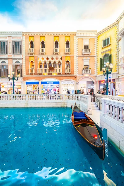 China Macao Septiembre 2018 Hermoso Complejo Hotelero Veneciano Lujo Casio — Foto de Stock