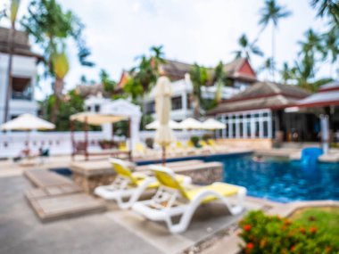 Soyut bulanıklık ve seyahat ve tatil için otel ve tatil arka plan defocused