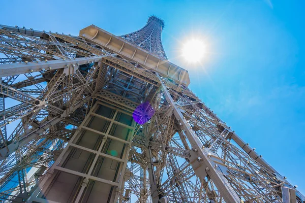 Beautiful Eiffel Tower Landmark Parisian Hotel Resort Macau City — Stock Photo, Image