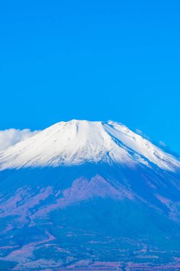 Fuji Dağı yamanakako ya da yamanaka Gölü sonbahar sezonu Japonya'nın güzel manzara